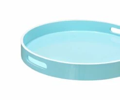 Buy 🔔 C57 Etne Round Serving Tray 😀 -Entryway Sales Store C57 6550 18 BU 1