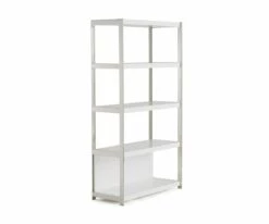 Cheap 👏 H05 Svante Tall Bookcase 😀 -Entryway Sales Store H05 0002 H05 131H BC WH 02