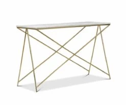 Best deal 👍 J22 Finna Console Table ✨ -Entryway Sales Store J22 6953CT CO BRS 1