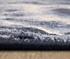 Budget 🎁 K01 Axiom Ebb Rug Runner - Indigo 🛒 -Entryway Sales Store K01 0005 Ebb Indigo 9211450102063094 Pile Tiny