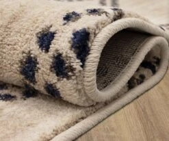 Budget ⌛ K01 Cosmopolitan French Affair Rug Runner - Ink Blue 🥰 -Entryway Sales Store K01 FrenchAffair 03