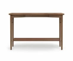 Best Pirce ⭐ P31 Haron Console Table with Leather Shelf 😀