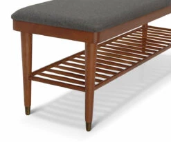 Buy 👍 S13 Holfred Bench With Shelf 🌟 -Entryway Sales Store S13 19HOL BENCH 4 upd
