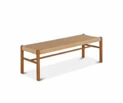 Promo ❤️ S29 Raholt 56" Rope Bench ❤️ -Entryway Sales Store S29 7002 52BENCH T 02