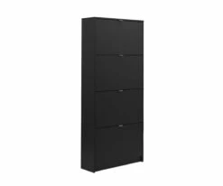 Hot Sale 💯 S34 Gren 4-Door 👟 Shoe Cabinet 🔔 -Entryway Sales Store S34 59007 BK 1