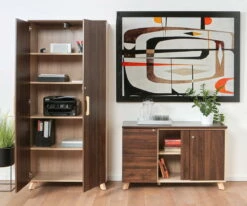 Cheap 🥰 P21 Thorsten Bookcase with Doors 🛒 -Entryway Sales Store THORSTEN STORAGE 1 WEB