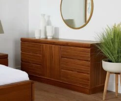 Discount ⭐ S13 Janelle 36" Round Mirror 💯 -Entryway Sales Store WS29 Anisa Dresser WEB