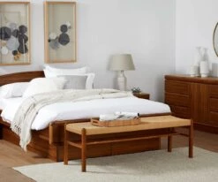 Promo ❤️ S29 Raholt 56" Rope Bench ❤️ -Entryway Sales Store WS29 Anisa Storage Bed V1 WEB